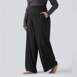 HALARA UltraSculpt™ High Waisted Tummy Control Black Wide Leg Pants - new